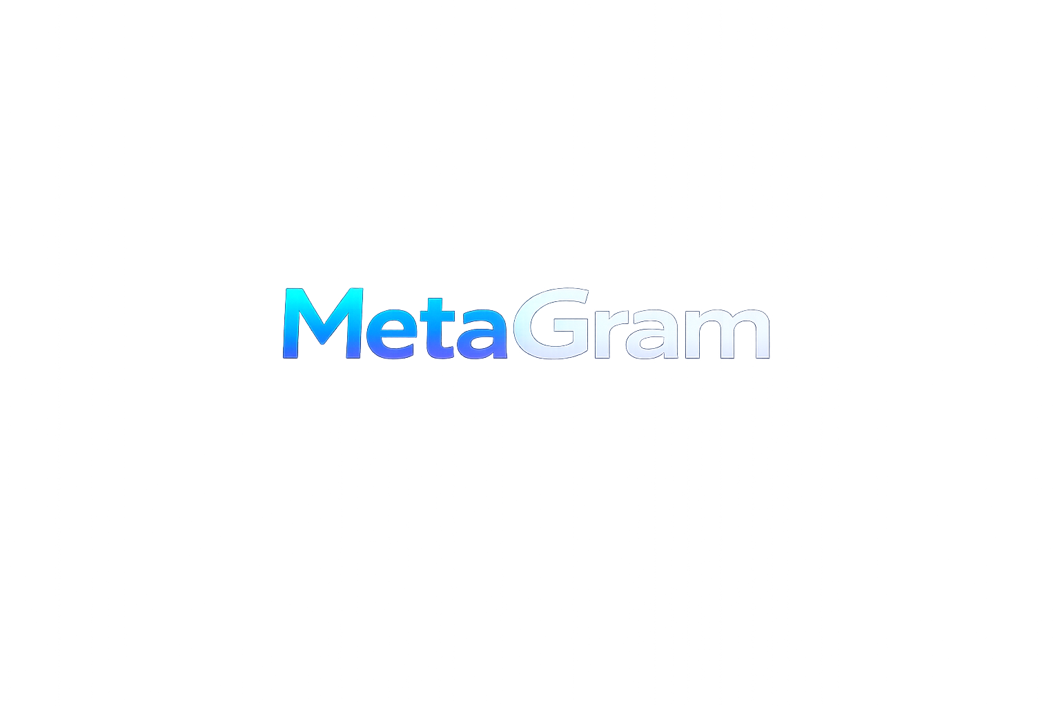 MetaGram Logo text